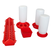 Abreuvoir en plastique multi-tailles pour volailles, seau suspendu pour l'alimentation et l'abreuvement des poulets, équipement d'élevage avicole pour la ferme et le jardin