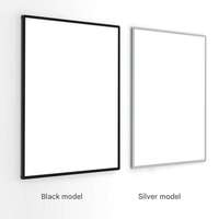 Boîte à lumière personnalisée avec cadre, panneau en verre trempé, éclairage LED, affichage mural multifonctionnel, boîte à lumière ultra-mince