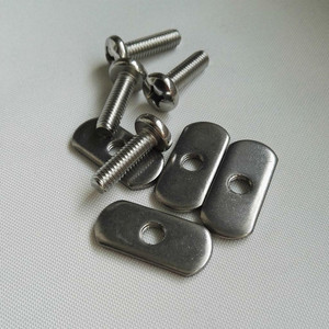 Écrou ovale à vis en acier inoxydable pour quincaillerie de rail de kayak / rail solaire, écrou en T et boulon - Product Image 5
