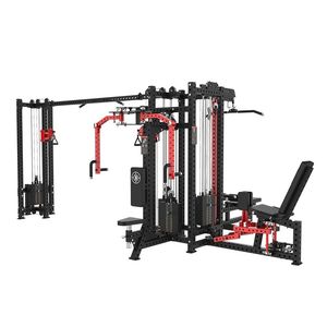 Máquina <span class=keywords><strong>de</strong></span> Gimnasio Multifuncional <span class=keywords><strong>de</strong></span> Acero <span class=keywords><strong>de</strong></span> 5 Estaciones para Entrenamiento <span class=keywords><strong>de</strong></span> Fuerza - Características <span class=keywords><strong>de</strong></span> Seguridad para <span class=keywords><strong>Ejercicios</strong></span> <span class=keywords><strong>de</strong></span> Piernas, Brazos, Musculación y Pecho - Product Image 1