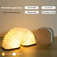 Lampe de lecture pliable magnétique en bois, lumière d'ambiance créative LED, lampe de chevet pour chambre à coucher, cadeau pour la maison, en promotion
