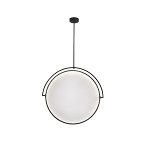 Lampe suspendue ronde minimaliste nordique créative, bande Led de 35cm, 50cm, 60cm, 80cm de diamètre, pour salon, salle à manger, Bar, café - Product Image 4