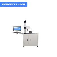 Máquina de grabado láser rotativa de suelo para bridas metálicas, placas de identificación de aluminio y números de chasis, con marcado por micropercusión neumática