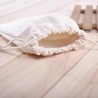 Sac en coton pour cosmétiques, emballage cadeau personnalisé avec logo imprimé en sérigraphie, recyclable, vente chaude