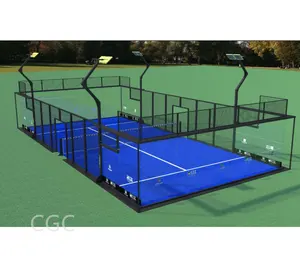 Padel Court <span class=keywords><strong>Dessin</strong></span> Chine Padel Court Acheter Usine Haute Qualité 12Mm Herbe Padel Court - Product Image 6