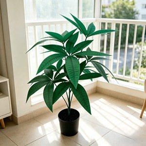 Follaje Vibrante Ovalado Fortune con Hojas Gruesas y Brillantes para Decoración de Entradas, Tiendas y Salas de Estar - Product Image 6