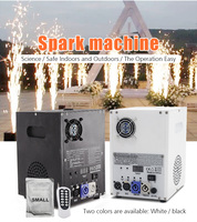 Machine à étincelles de scène 420W de haute qualité avec couvercle, ensemble pour mariage, fontaine de feu de scène, feux d'artifice, pyro froide