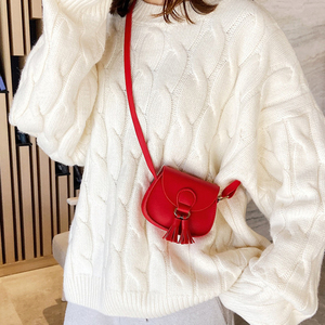 Adult Women Tassel Shoulder Bag Wholesale Mini Crossbody Handbag Decorative <b>Small</b> Coin <b>Purse</b> For Daily Carry - Product Image 1