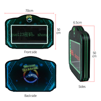 Letrero LED Personalizado para Servicio de Botellas, Letrero VIP Portátil con Luz RGB para Fiestas