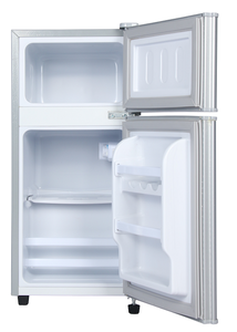 Réfrigérateur/Armoire à boissons compacte portable en acier inoxydable à double compartiment avec compresseur électrique OEM/ODM - Product Image 5