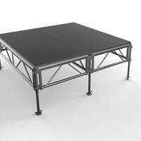 Scène modulaire portable en aluminium 4x8 pieds pour événements, mariages, concerts, fêtes et spectacles