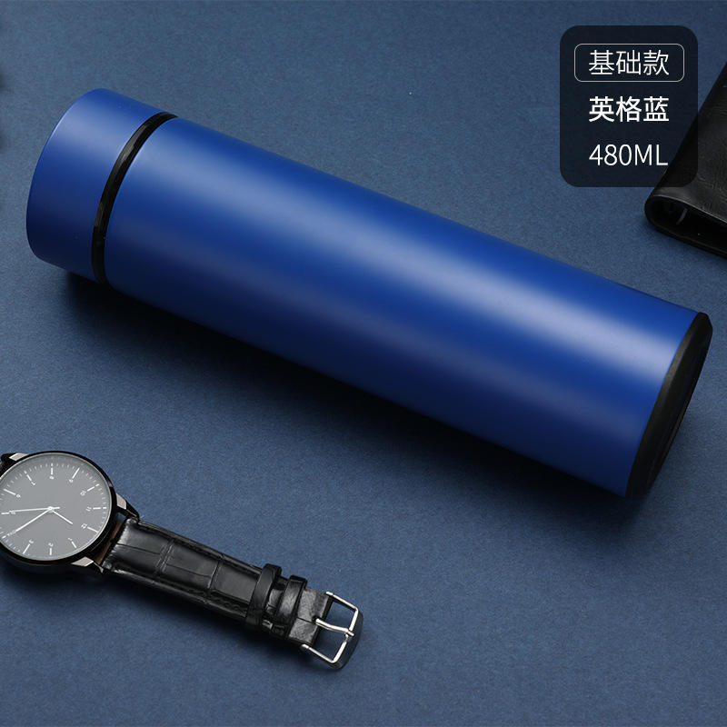 Ispezione completa di alta qualità in acciaio tinta unita blu gaia