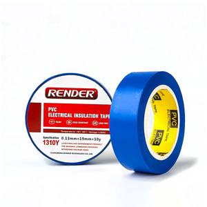 Tùy chỉnh được thực hiện tại Trung Quốc Chất lượng cao không thấm nước và độ bám dính cao PVC cách điện băng đỏ 19mmx10y - Product Image 3