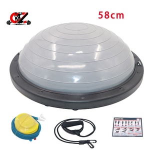 ลูกบอลทรงครึ่งวงกลม CZFIT (PVC) พื้นผิวกันลื่นสำหรับออกกำลังกายที่บ้าน ฟื้นฟูสมรรถภาพ ฟิตเนส โยคะ เสริมสร้างกล้ามเนื้อแกนกลาง - Product Image 3