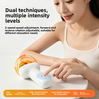 Masseur Électrique Portable Rechargeable pour Épaules, Cou et Mains, avec Fonction de Pétrissage et d'Acupression, Mini Appareil de Massage des Points d'Acupression