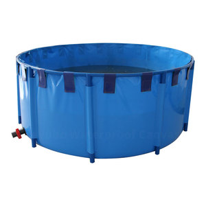 <span class=keywords><strong>Piscine</strong></span> <span class=keywords><strong>à</strong></span> eau ronde en plastique Keyubo 5*1m, robuste pour l'aquaculture, l'élevage de poissons et l'irrigation agricole - Product Image 5