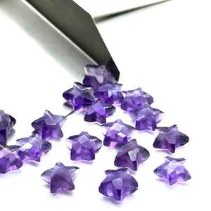 ขายส่งพลอยลาบราโดไรต์สีม่วงคุณภาพสูง 100% แบบคาโบชอง สำหรับทำเครื่องประดับขัดเงาด้วยมือ - Product Image 3