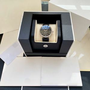 Montre-bracelet mécanique de haute qualité, best-seller, avec phases de lune, design tendance et bracelet noir - Product Image 2