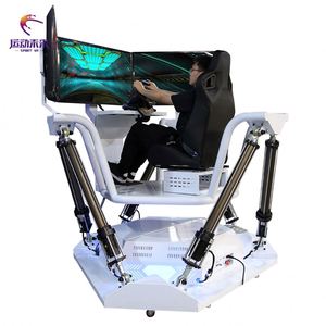 Simulateur de course automobile VR haute performance à six axes et trois écrans avec VR 9D pour parcs VR éducatifs intérieurs/extérieurs à domicile - Product Image 2