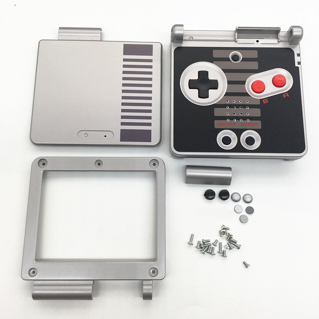 New Transparent ABS Replacement Housing Shell for SP Gameboy Advance with SFC for Version