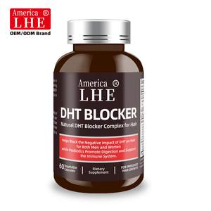 Capsules de bloqueur de DHT à formule personnalisée, complément alimentaire pour la croissance des cheveux pour hommes et femmes, complément alimentaire bloqueur de DHT - Product Image 1