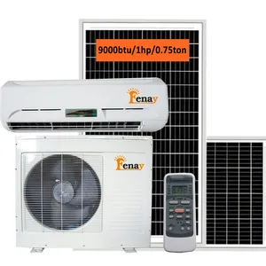 Huishoudapparatuur 9000BTU 12000BTU 18000BTU 24000BTU Acdc Hybride Zonne-energie Systemen Airconditioner