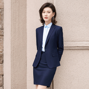 Kadınlar İçin Otel Resepsiyon Müdürü Takımı, İş Resmi Blazer Ceket Pantolon Takımı, Konukseverlik Üniforması, Özel Dikim - Product Image 2