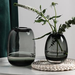 Florero de Vidrio Hidropónico Minimalista Moderno, Florero de Mesa Decorativo de Alta Calidad - Product Image 1