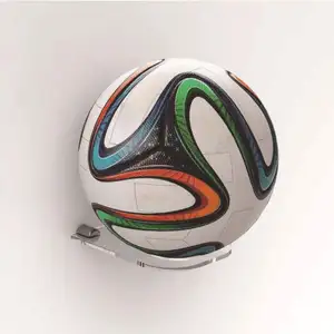 Индивидуальная настенная одна прозрачная акриловая стойка для футбольного дисплея акриловая полка для футбольного мяча