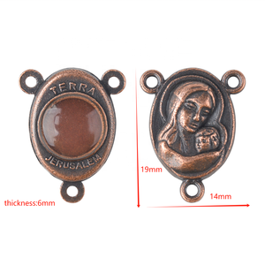 Colgante <span class=keywords><strong>de</strong></span> centro <span class=keywords><strong>de</strong></span> suelo sagrado <span class=keywords><strong>de</strong></span> <span class=keywords><strong>Jerusalén</strong></span>, medalla <span class=keywords><strong>de</strong></span> plata antigua <span class=keywords><strong>de</strong></span> 19mm, centro <span class=keywords><strong>de</strong></span> mesa <span class=keywords><strong>de</strong></span> Rosario, aleación <span class=keywords><strong>de</strong></span> Metal dorado con dije <span class=keywords><strong>de</strong></span> <span class=keywords><strong>diamante</strong></span> - Product Image 3