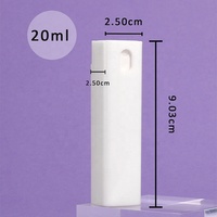 Nouveau flacon pulvérisateur vide de 20ml pour voyage, atomiseur à brume fine, mini distributeur, flacon rechargeable pour liquides, parfum, cosmétique