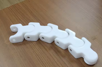 1700 chaîne en plastique multi flexible boîtier chaînes de convoyeur chaîne en plastique de quille