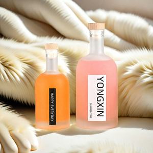 Botella De Cristal vacia personalizada transparente Para zumo Leche Agua licor Vino Oliva Vodka whisky Tequila - Product Image 5