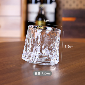 Vaso Giratorio de Vidrio de 200 ml para Tequila y Brandy, Estilo <span class=keywords><strong>Rockstar</strong></span>, para Bares y Bebidas - Product Image 3