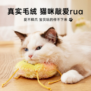 Jouets pour chats, jouets interactifs pour chats, jouets sonores, résistants aux morsures, pour l'auto-entretenissement, jouets en peluche mignons en forme de monstre pour chiens, vente en gros. - Product Image 4
