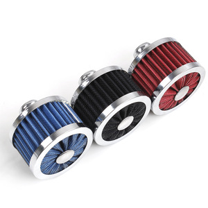 Filtro de Aire Tipo Hongo de 23mm Rojo, Azul y Negro para Modificación, Reequipamiento y Actualización de Automóviles - Product Image 1