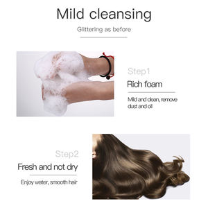 <span class=keywords><strong>Shampoo</strong></span> e balsamo All-In-One all'olio di ibisco Set trattamento antiforfora liquido per capelli sani e lenitivi - Product Image 6