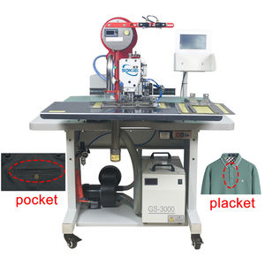 High-Speed Fully Automatic Industrial Sewing Machine with Single Needle Gear Programmable <b>Thread</b> Trimmer for Polo Shirt Placket - Product Image 2