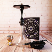 Chicha miniature ALPHA X givrée personnalisée en usine, éco-responsable, durable, édition limitée, en acier inoxydable, coffret cadeau