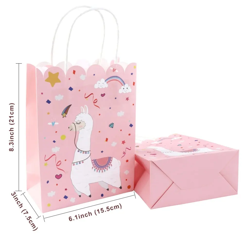 Wholesale custom cute animal cartoon eco-friendly paper bags