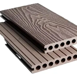 Pavimento in legno-plastica composito FPC da 25mm di spessore ad alta resistenza per esterni e interni WPC con venature del legno