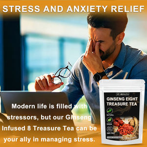 Chá de Ginseng Orgânico Dez Tesouros para os Rins, Chá Herbal Natural Chinês para Limpeza e Desintoxicação para Mulheres e Homens - Product Image 5