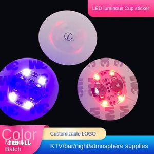 KTV <b>Bar</b> Club Party Colorful <b>Led</b> Coasters <b>Led</b> Stickers Flashing <b>Lights</b> <b>Led</b> Bottle <b>Lights</b> Cup Base <b>Lights</b> - Product Image 2