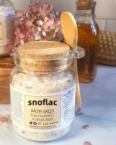 MARS Usine Vente en gros Marque privée Bain de <span class=keywords><strong>sel</strong></span> coloré écologique avec cuillère en bois pour aromathérapie SPA Exfoliant - Product Image 2