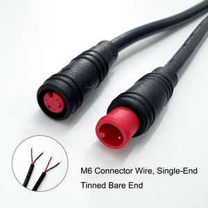 Custom IP67 Waterproof Cable M6 M8 Connector UL2464 24AWG 2/3/4/5/6 Pin 300V Wiring Cable Harness for Outdoor LED Lights Cameras - Product Image 6