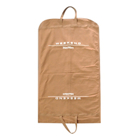 Housse de robe de mariée longue avec fermetures éclair, sac de protection portable de luxe pour robe, logo personnalisé imprimé
