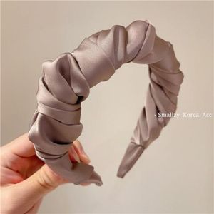 Nueva Diadema de Tela Estilo Punk Unisex para Verano, Color Claro Fresco, Turbante Plisado con Flor, Accesorios para el Cabello <span class=keywords><strong>TC</strong></span> - Product Image 5