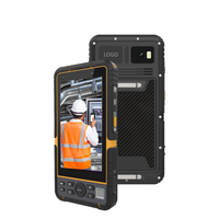 PDA Industri T60 Octa Core GMS Tangguh IP67 Tahan Air 4G LTE WiFi Dilengkapi Pembaca Barcode 2D Modul NFC Android 13 Genggam