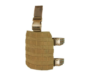 Plateforme tactique MOLLE pour cuisse, couleur Coyote Brown et autres couleurs, accessoires pour systèmes MOLLE, fournitures pour missions. - Product Image 1