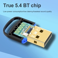 Adaptor Dongle USB BT 5.4, Dongle Adapter BT 5.4, Plug and Play BT pemancar dan penerima untuk Keyboard Mouse Headphone speaker